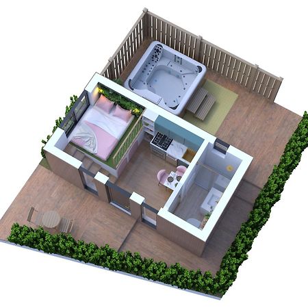 Studio Les 2 Fees - Jacuzzi - Deco Feerique Montfort-sur-Meu Dış mekan fotoğraf