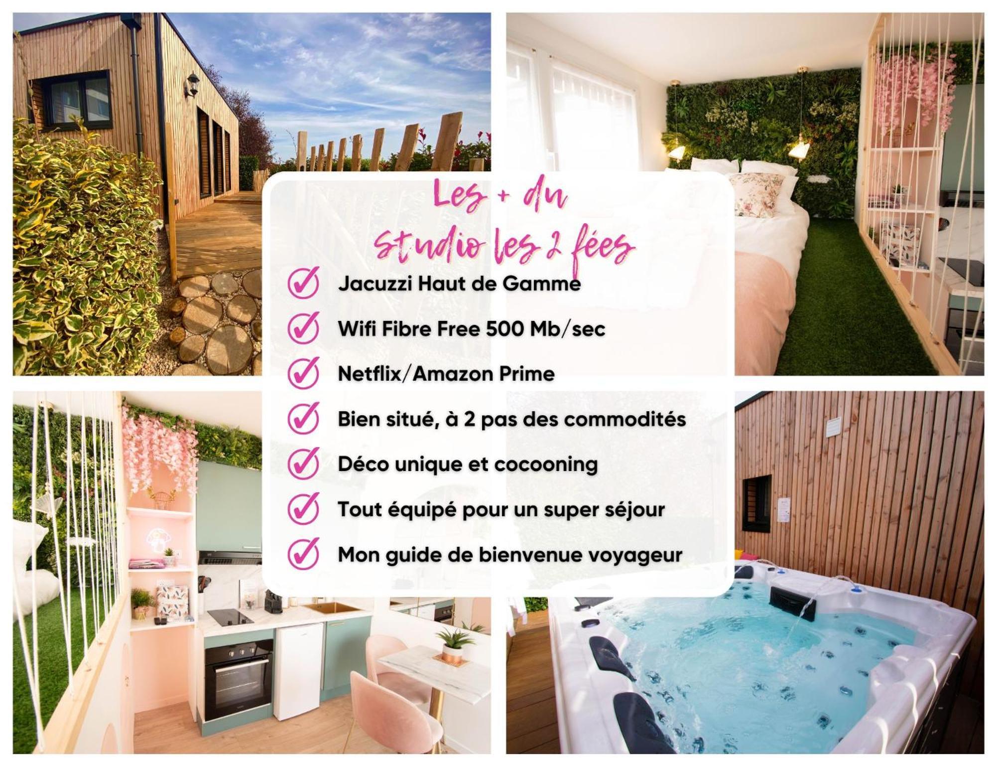 Studio Les 2 Fees - Jacuzzi - Deco Feerique Montfort-sur-Meu Dış mekan fotoğraf